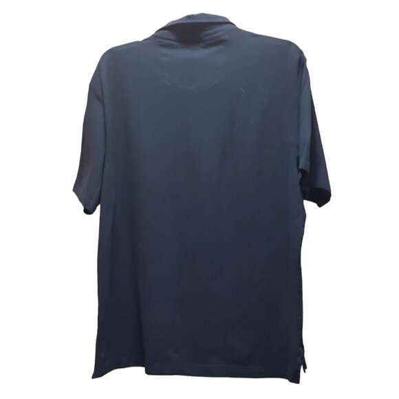 Robert Graham Polo Golf Tee shirt button up V neckline with short sleeves - Picture 2 of 4